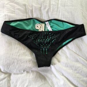 Aeropostale Black Bikini Bottoms Size XL